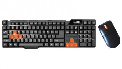 TECLADO E MOUSE SATELLITE SEM FIO AK-708G